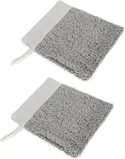 HIAKDOFT Bar Soap Bag Set 2pcs Mesh Pouches for Exfoliating Gentle Facial Cleansing Easy to Use Store