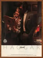 1985 Haggar Clothing Vintage Print Ad/Poster 80s Retro Style Fashion Art Décor