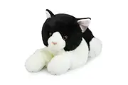 Extra Large Cat Black and White Soft Toy - Korimco
