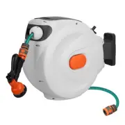 Retractable Garden Hose Reel Wall Mount 180° Swivel - Green - Standard