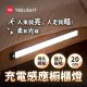 【YEELIGHT 易來】小米生態鏈 緊急照明 充電感應櫥櫃燈20cm(LED燈、人體感、樓道燈、走廊燈、小夜燈)