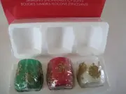 Avon Sparkling Snowflakes Fly Lights Candle Votive