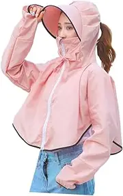 [BESPORTBLE] Long Sleeve Cape Sunscreen Shawl Sun Cream Clothes Protection Women Cloak Summer Sun Protection Cloak Sun Block Jacket Sun Screen Cloak Loose Barack