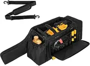 Chainsaw Case,Waterproof Chainsaw Storage Bag Compatible with DEWALT 20V12 Inch and Greenworks 24V12 Inch Cordless Power Chainsaw&Accessories, Black