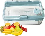 Serving Tray with Lid and Handle,Picnic Snack Box Container,Snack Storage Tray Container - Safe and Hygienic Camping Storage Tool