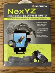 Celestron NexYZ 3-Axis Universal Smartphone Adapter, NIB, Binocular, Telescope