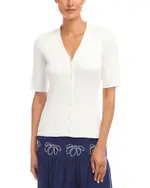 Karen Kane Short Sleeve Ribbed Cardigan