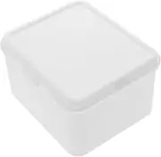 SOLUSTRE Plastic Storage Box with Hinged Lid Organizer for Trading Cards Beads and Craft Supplies Secure Closure Multipurpose Use
