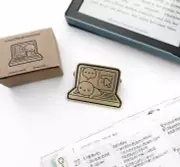 NEW TCMC The Coffee Monsterz Co Clickety Clack Brass Clip for Notebook Journal