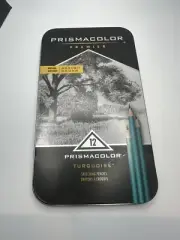 Prismacolor Premier Turquoise Graphite Sketching Pencils, Medium Leads, 11-Count