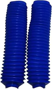 Fork Protectors 340mm Front Fork Boots Shock Covers Protector Rubber Dust Gator Guard Gaiters For Pit Dirt Bike Motorcycle(Blue)