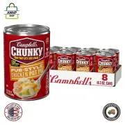 Campbell’s Chunky Soup, Pub-Style Chicken Pot Pie Soup, 16.3 Oz Can (Case of 8)