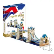 Cubic Fun Tower Bridge 120pcs 3D Puzzle DIY Architecture Model Building Kit
