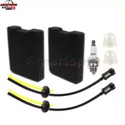 Air Filter Fuel Line Primer Bulb Spark Plug 531004430, 11013-2179 For Husqvarna