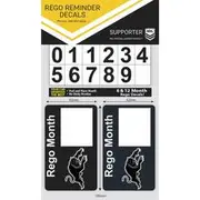 NRL Panthers Rego Reminder Decal - N-RR-PA