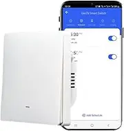 UanTii Smart Switch 30A 6600W Tuya WiFi Boiler Switch Water Heater Switch Smart Life APP Control and Voice Control