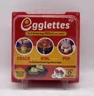 New Egglettes Set Of Four Silicone Egg Cooking Cups NIP