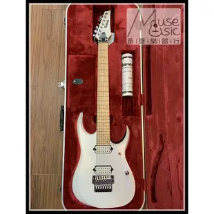 【苗聲樂器Ibanez旗艦店】Ibanez Prestige RGD3127-PWF 七弦消光白大搖電吉他