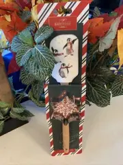 Bakeshop Christmas Penguin Spatula Cookie Cutter Set