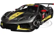 2020 CHEVROLET CORVETTE C8.R #4 SILVER 1/24 DIECAST MODEL CAR BY BBURAGO 28024