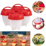 Silicone Eggies Cup Cooker Boiled Egg Maker Egg Boiler Mold for Daily Use