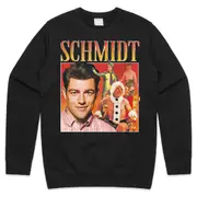 Schmidt Homage Jumper Sweater Sweatshirt Funny TV Icon Gift Men's Women's Girl CrewneckHoodie sweatshirt