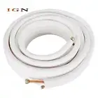 1PC 1/4 Inch - 1/2 Inch 50 Feet Install Kit Fit For Mini Split Heat Pump Systems