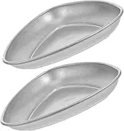 HOMOBABE 2pcs Coffee Bean Tray Stainless Steel Single Dosing Cup Airtight Container Bar Accessory