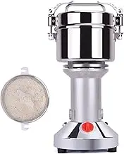 300G Electric Grain Mill Grinder Stainless Steel Spice Herb Grinder Portable High Speed Food Dry Mill Grinding Machine for Household Grinding Cereal Coffee Beans