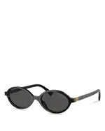 Miu Miu Regard Oval Sunglasses, 50mm