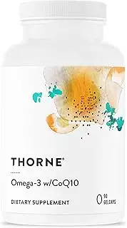 Thorne Research - Omega-3 with CoQ10 - Omega-3 Fatty Acids Supplement with CoQ10 - EPA and DHA - 90 Gelcaps