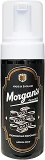 Morgan's Pomade Body Building Mousse, Medium Hold Hair Styling Mousse, Adds Volume and Texture, Suitable for Wavy and Curly Hair 150ml