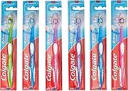 Colgate Extra Clean Toothbrush Full Head Firm #40, Brushes Hard (Pack of 6)