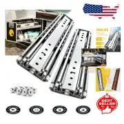 Industrial-Grade 20 Inch Drawer Slides - Heavy Duty 500 lb with Smooth Operation