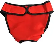 Kisangel Pack Dog Diaper Puppy Diaper Hook Loop Soft Material Female Dog Sanitary Underwear Lace Size