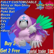 Pokémon Sword and Shield ✨ Shiny Oranguru ✨ W/ Best 6IV Customizable