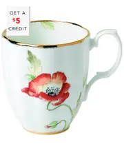 Royal Albert 100 Years Poppy Mug with $5 Credit