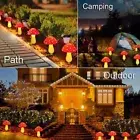 Outdoor Solar Mushroom Light Fairy String Lights Christmas Lights LED Light