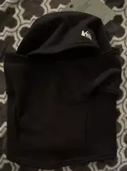 REI Kid’s One Size Full Coverage Balaclava Black Polyester Spandex New