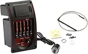 GOOHOCHY 1 Set Guitar Equalizer Equipment Sound Pickup Eq for Bass Guitar Durable Design with User Friendly Controls for Optimal Audio Performance
