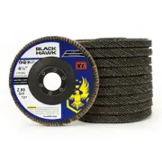 100 Pack 4.5" x 7/8" XL 80 Grit High Density Flap Discs Jumbo Grinding Wheel T27
