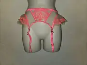 Honey Birdette Gabrielle Pink Suspender size XS NWT