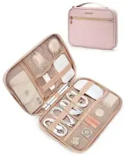 Travel Electronic Organizer Case, Cord Organizer Storage Bag for Women, Tech