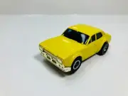 AFX ~ RARE~ AURORA ~ FORD ESCORT ~ Chrome Stripped ~AW Chas ~ Lite Yellow