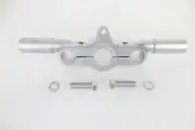 Top Triple Tree Inline Satin Nickel fits Harley Davidson