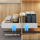 Heavy Duty Pantry Storage Rack Shelf Drawer Organiser with Self-adhesive Stripe