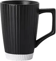 Water Cup High end Insulation Ceramic Coffee Mug Set Hardcover Coffee Mugs Set for Coffee Tea Porcelain Tea Cups for Office Home Coffee Mug (Color : Black)