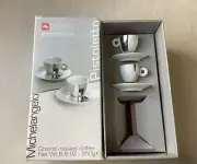 illy Collection 2 Espresso Cups With Saucers (Michelangelo Pistoletto)