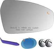 EAP Passenger Side Mirror Glass Replacement, Automotive Replacement Parts Compatible with Kia Forte 2019-2024, Heated With Blind Spot Detection, 87621-M6010, 87621-M7020, 87621-M7030