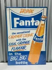 FANTA EXTRA LARGE REPRODUCED METAL SIGN COCA COLA DR PEPPER 7 UP PEPSI